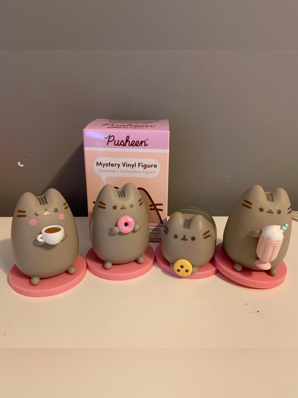 Pusheen Mystery Vinyl Figures set /4/